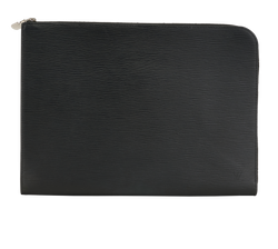 Louis Vuitton Pochette Jour GM, Epi Leather, Black, TY0220,DB/B, 2*